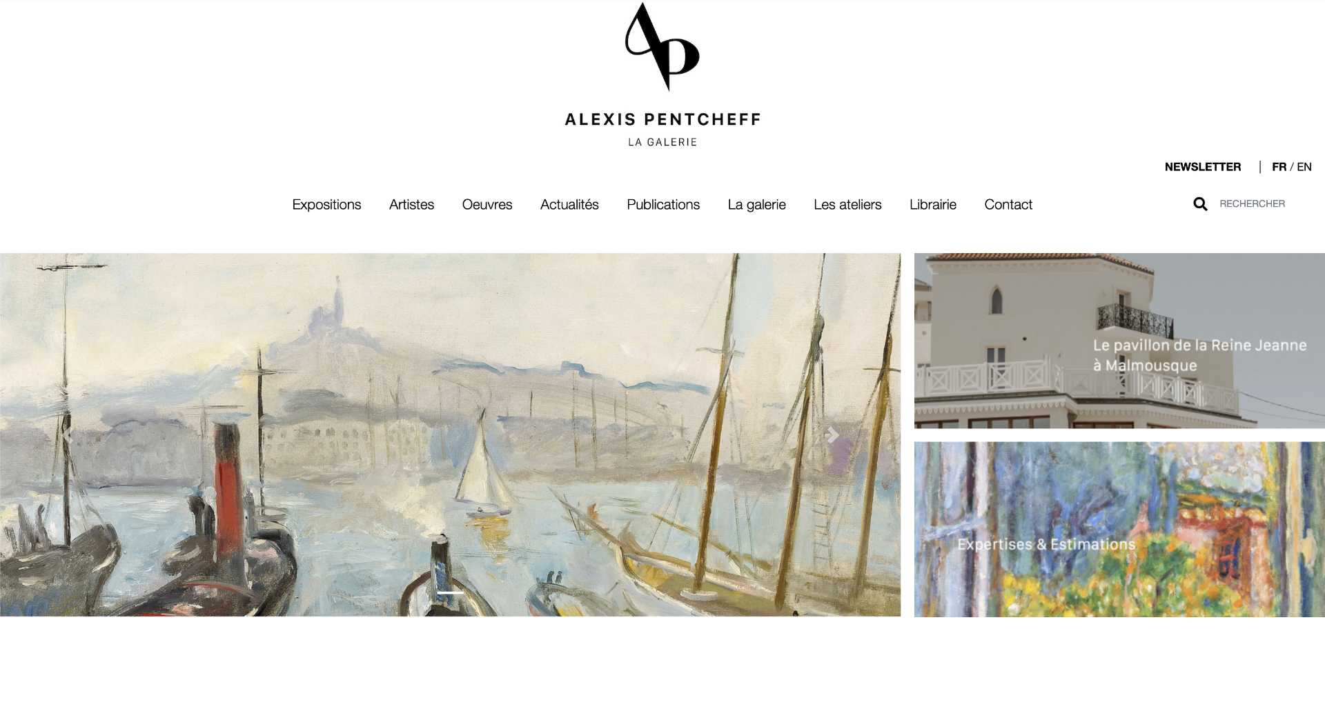 Galerie Alexis Pentcheff — Galerie d'art & maîtres provençaux à Marseille